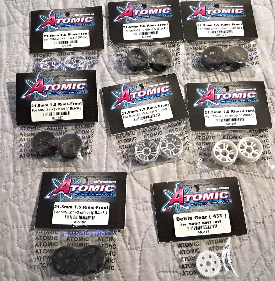 RC Parts Lot x62 ~ Atomic ~ Upgrade Parts for Kyosho Mini Z - Image 3 of 4