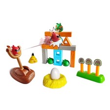 Newly Licensed Angry Birds Toys Playsets Build N  Launch Construction Brick A...