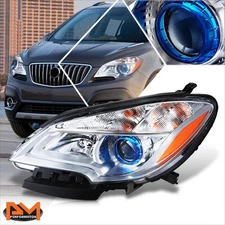 For 13-16 Buick Encore OE Style Left Side Projector Headlight Chrome Housing