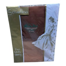 Vintage Twitchell Seamless Mesh First Quality Stockings 100 Nylon Size 11