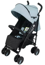 Cuggl Rowan Complete Stroller Rustic 1 hand Recline 5 Point Harness. Blue