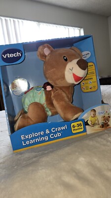 VTech Explore & Crawl Learning Bear Cub Interactive Baby Toy Talk Moves Musical 