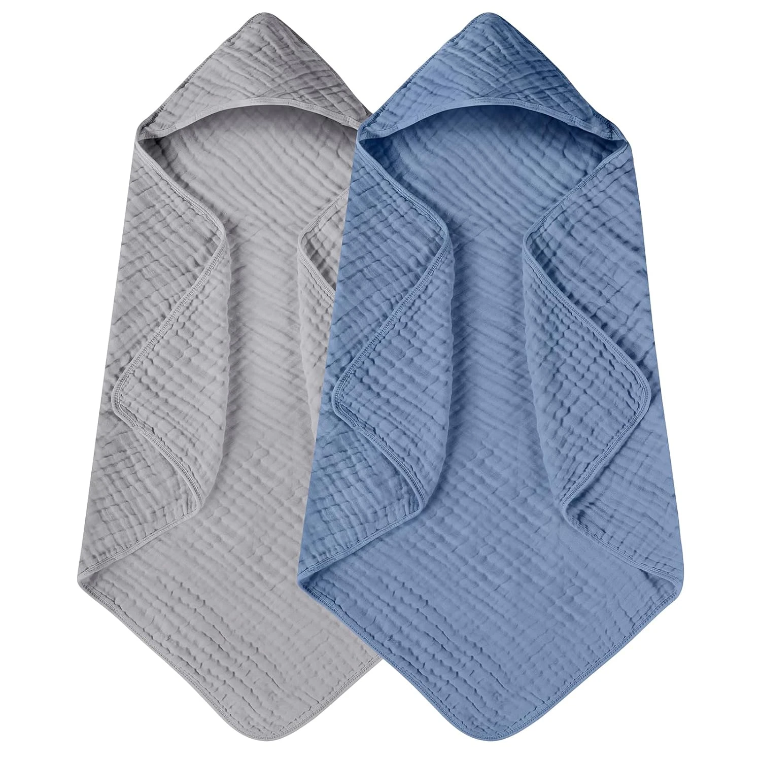 Hooded Baby Towels for Newborn 2 Pack 100% Muslin Cotton Baby Bath Towel with Ho
Opens in a new wind
