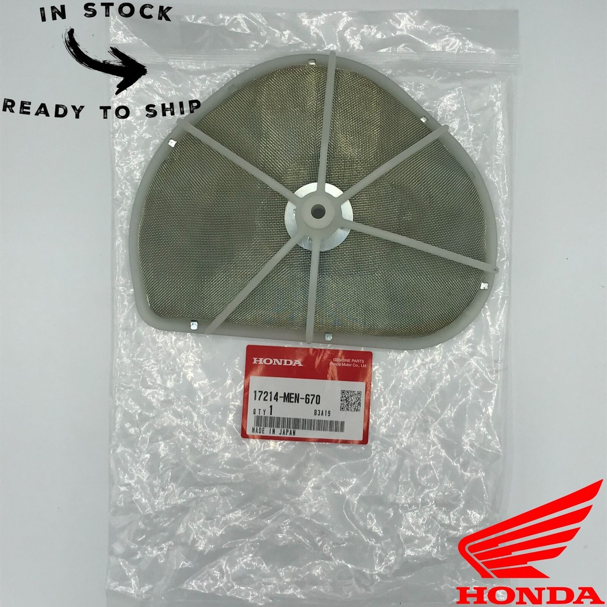 Genuine OEM Honda Air Filter Cage 17214-MEN-670 | eBay