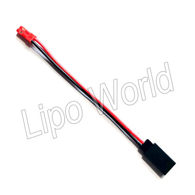 Futaba Stecker auf JST BEC Buchse Adapter Kabel Modellbau RX TX Lipo Akku