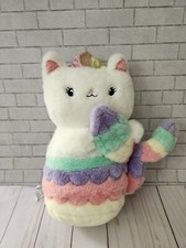 FAO Schwarz Mermaid Cat Plush Meowmaid Stuffed Animal Toy Light And Sound