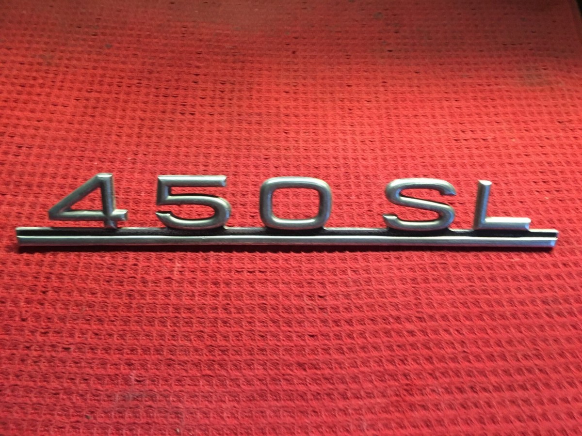 1973 - 1980 Mercedes Benz R107 450SL Trunk Emblem | eBay