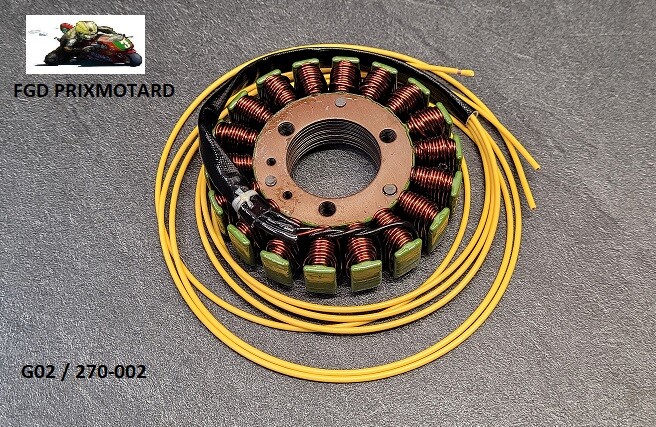 Stator d'alternateur pour Suzuki GS 1000 E de 1978 à 1980 bobinage en cuivre moto vintage