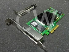 Dell X8DHT THGMP I350-T4 Quad-Ports Gigabit Eth. PCI-E x4 Server Network Adapter