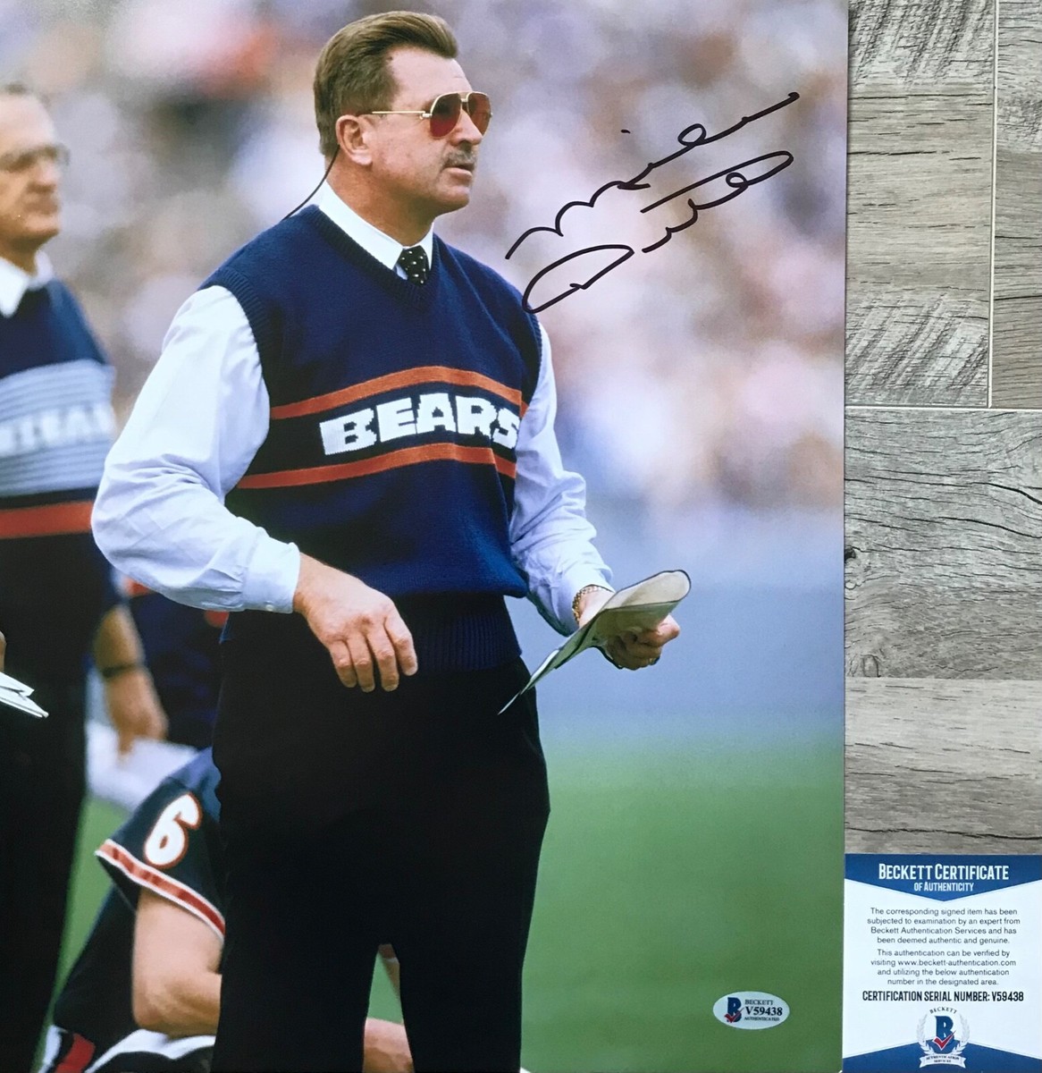 【ヴィンテージ】シカゴ・ベアーズ MIKE DITKA 少シリ 直筆サインカード ヴィンテージ】シカゴ・ベアーズ MIKE DITKA 少シリ 直筆サイン