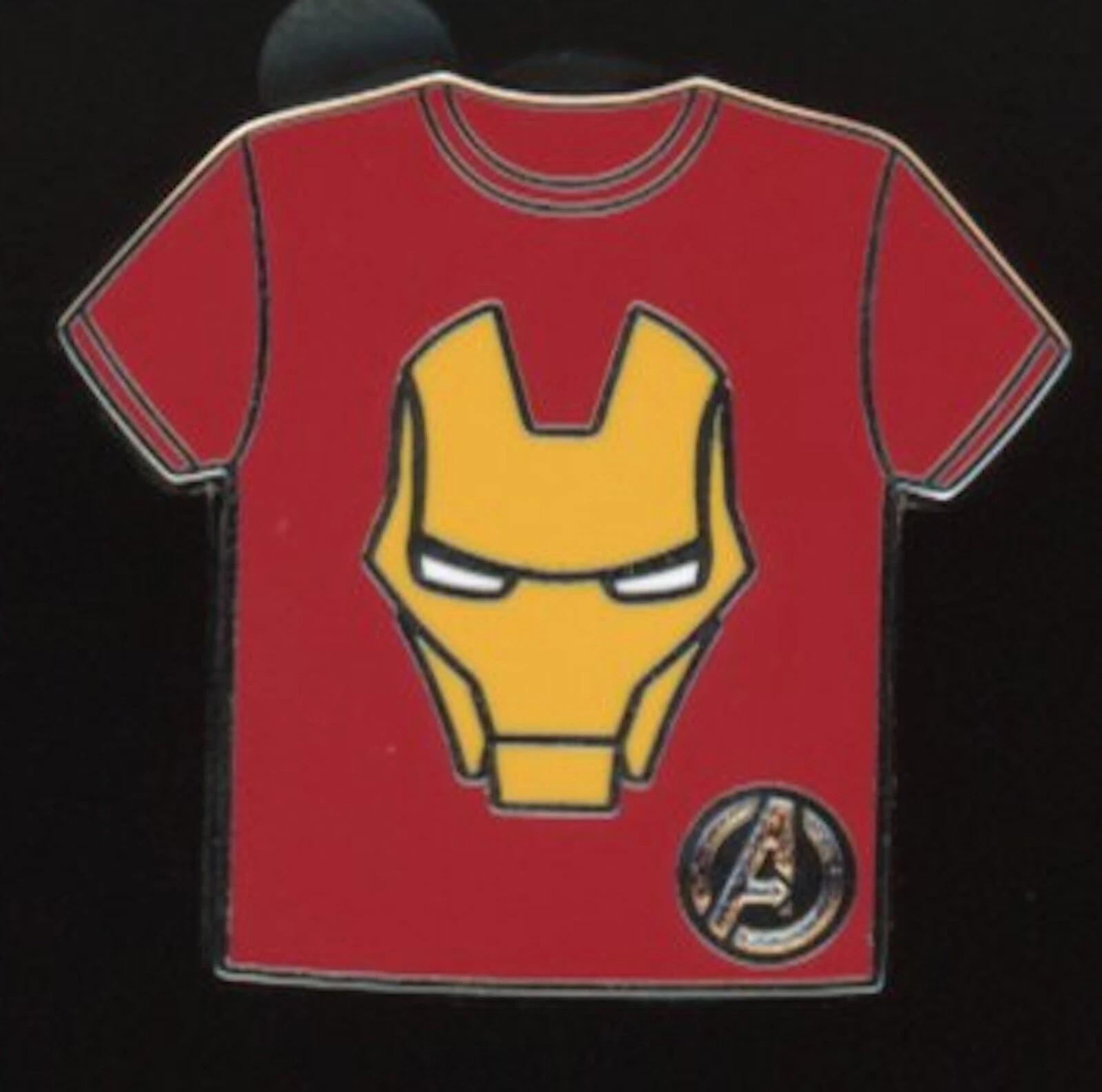 DLR 2024 Hidden Mickey Marvel T-Shirt Iron Man Chaser Disney Pin