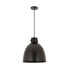 Innovations 410-1P Newton Metal Bell 14" C Pendant, BK/BK - 410-1PL-BK-M412-14BK