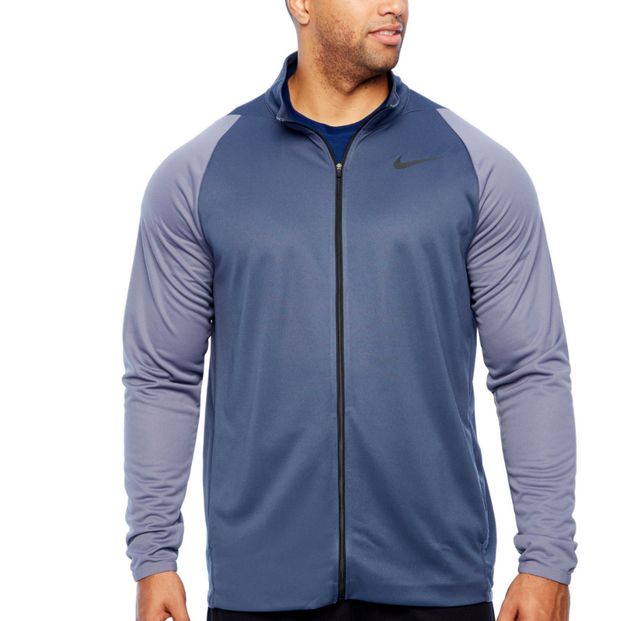 Nike Men's Epic Knit Training Lightweight Track Jacket Gunsmoke/Grey