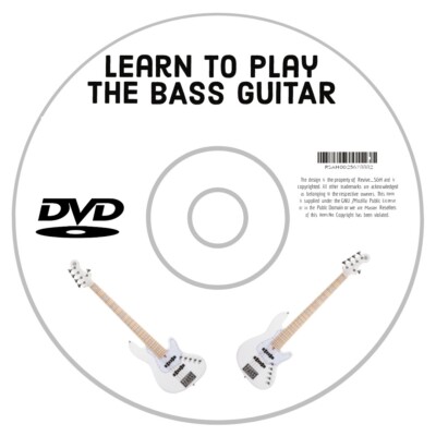 Bassgitarre spielen lernen - DVD Videounterricht KOSTENLOSER VERSAND + bedrucktes Cover