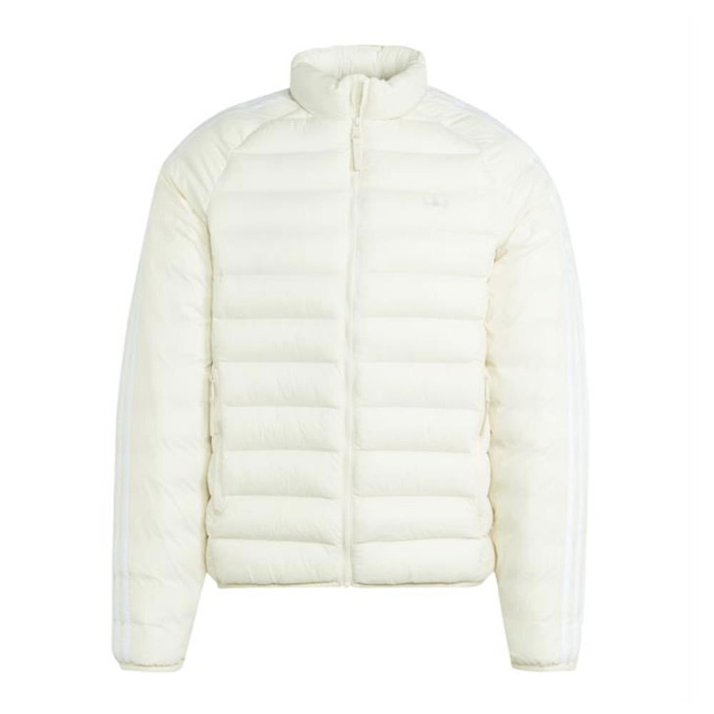 Adidas Original Mens STAND UP PUFFY JACKET HZ0692 WHITE S-2XL