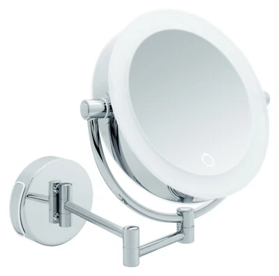 Libaro Beautyspiegel XXL TOKIO 3/7 fach Vergrößerung LED Dimmer Batterie od. USB