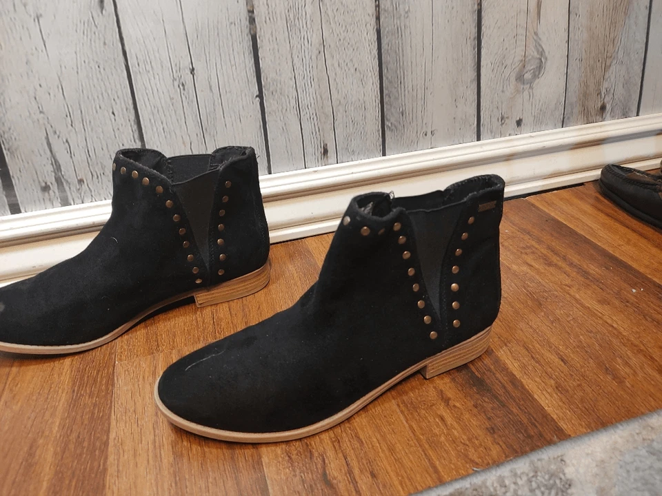 Roxy Botines Cuero Suave Tachonado Talla 8 Foto 3 de 4