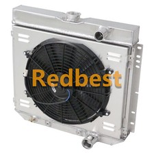 3 Row Radiator Shroud 14fan Fit 1967-1970 Ford Mustang 1967-1968 Ford Ltd V8