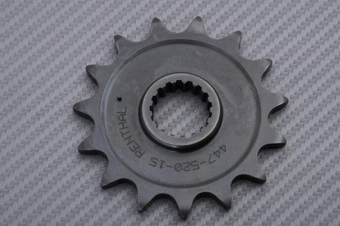 Pignon avant RENTHAL pas 520 à 15 dents pour optimiser l'accélération de SUZUKI RMX 450 Z