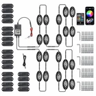 Offroad Truck 20 Pods RGB LED Rock Lights Kit Underbody Neon Music Bluetooth APP