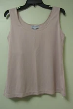 Women's Basic Solid Layering Scoop Neck Cami Tank Size S~M