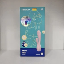 Satisfyer Mono Flex Rabbit Vibrator with App-G-Spot & Clitoris Stimulation Pink