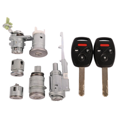 Ignition Switch Door Barrel Trunk Lock W/Keys for Honda Accord 2003-2007