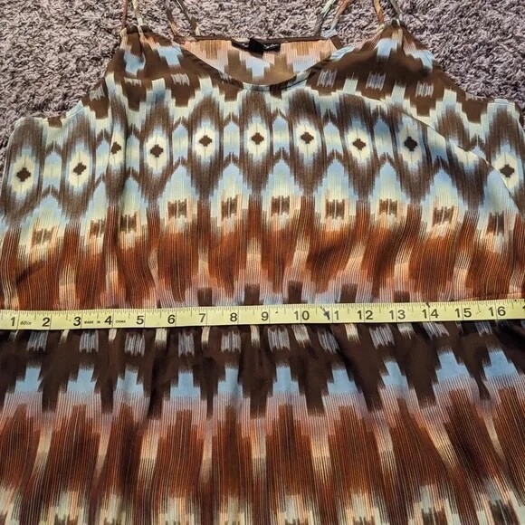 City Triangles pattern print spaghetti dress wome… - image 3