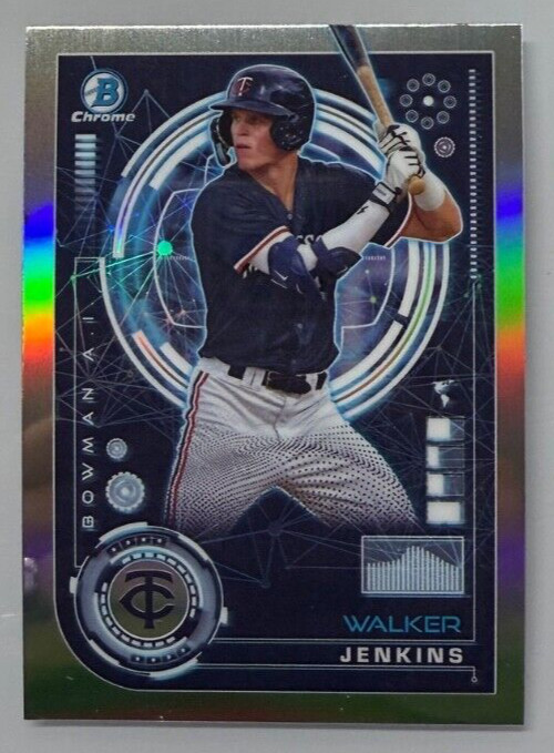 2024 Bowman Chrome Walker Jenkins Bowman AI #BAI-10 Twins