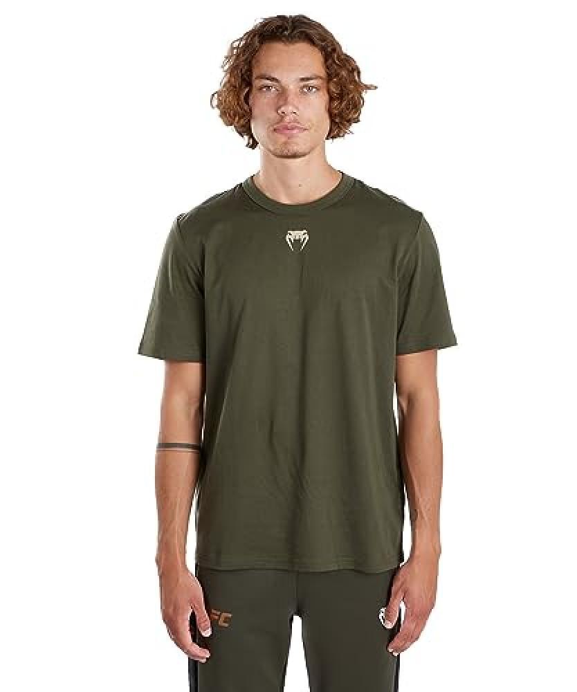 (TG. XL) Venum UFC Adrenaline Men's Fight Week Maglietta a maniche corte - Khaki