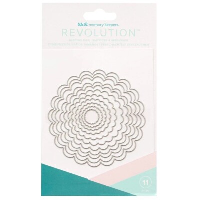 We R Memory Keepers Revolution Dies - Scallop Nesting Dies (3 Pack)