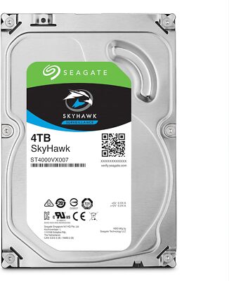 SEAGATE ST4000VX007 Skyhawk 4TB Surveillance Hard SATA 6Gb/s 64MB Cache 3.5-Inch