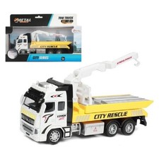 Tow Truck Carro Attrezzi con Gru Modellino in Metallo Metal World Scala 1:38