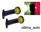 2X LED SIDE OUTLINE FLEXIBLE STALK MARKER LIGHTS LAMP TRAILER TRUCK CARAVAN 12V