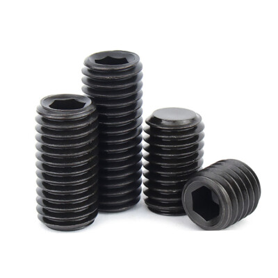 Flat Point Socket Set / Grub Screws Steel Select All Size Coarse or Fine Thread