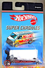2006 Hot Wheels Target Super Chromes DRAGSTER Chrome w/Red Line Chrome 5 Spokes
