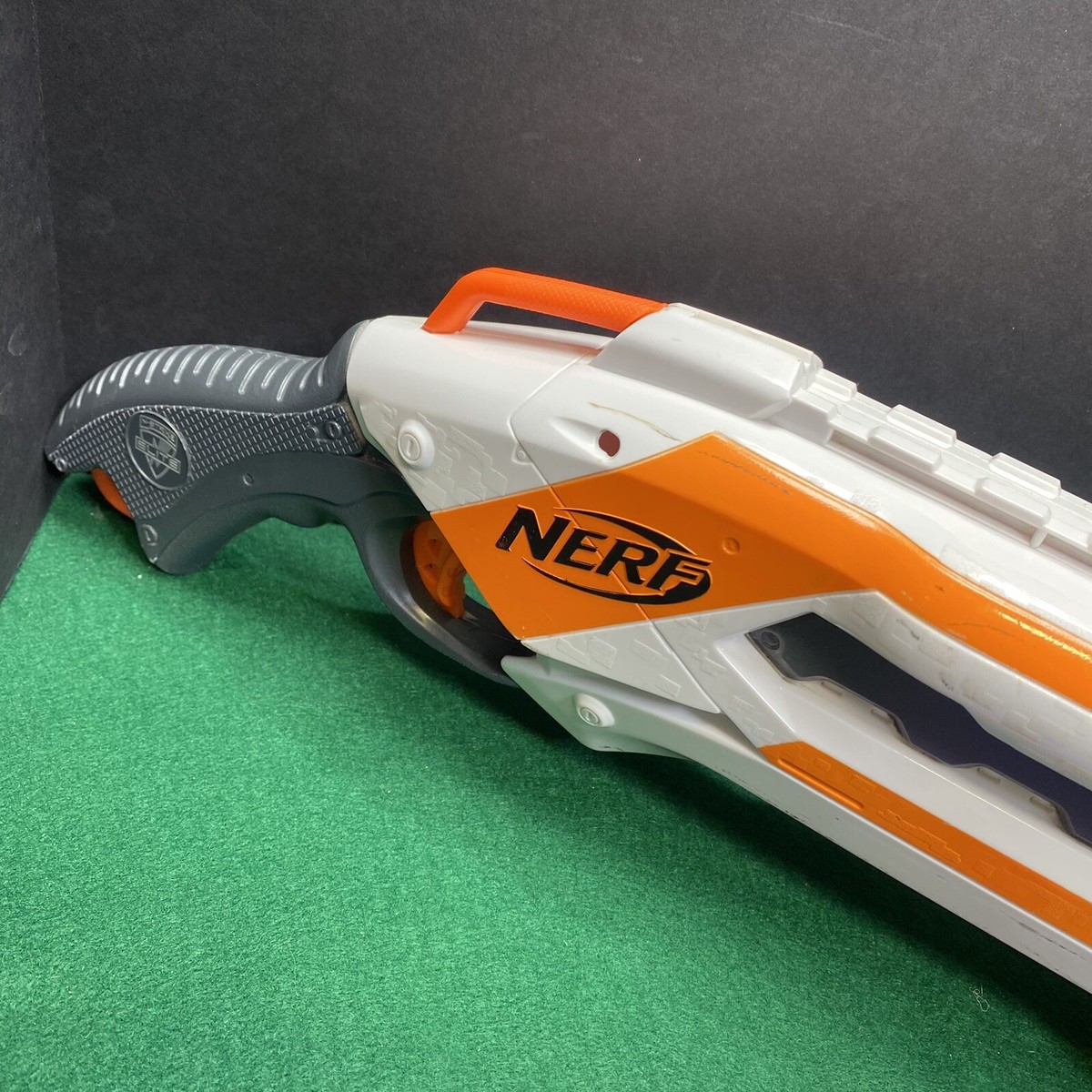 Nerf N-Strike Roughcut 2x4 Dart Gun Blaster Cosplay Orange and