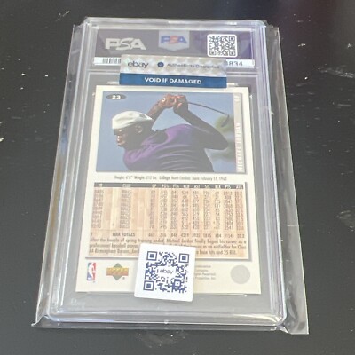 1994-95 Collector's Choice Silver Signature Michael Jordan #23 PSA