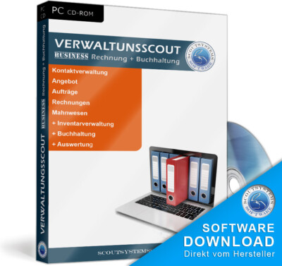 Rechungsprogramm + Buchhaltung Software Programm ohne Folgekosten,inkl. Support
