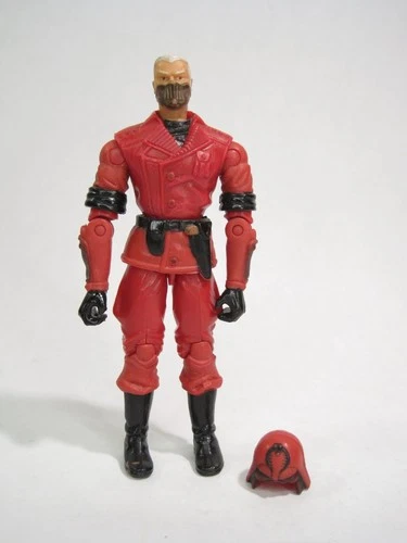 Hasbro Vintage 2003 G.I. Joe Spy Troops Cobra CLAWS Commander v1 3.75" Figure