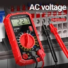 Digital Multimeter Handheld AC/DC Voltage Current Tester LCD Backlight Ohm