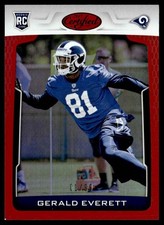 2017 Panini Certified Mirror Red Gerald Everett Rookie 01/99 Los Angeles Rams