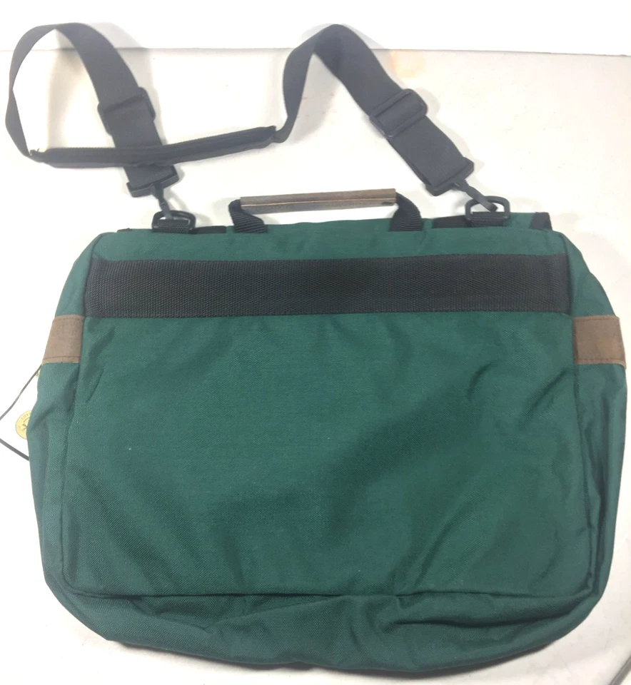 Vintage Jansport Canvas Messenger Bag Green BRAND NEW WITH TAG - Image 3 of 4