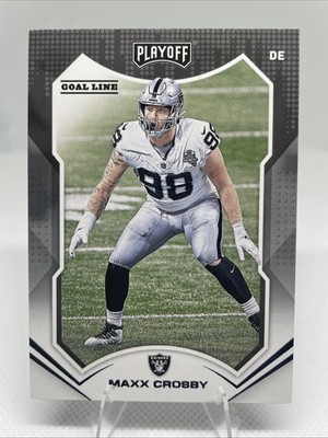 2021 Panini Playoff - Maxx Crosby #92 Goal Line