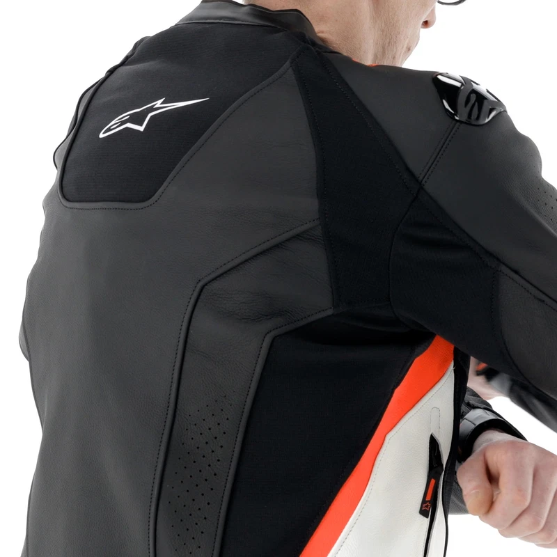 Alpinestars Missile V3 Leather Black White Red Fluo, photo 4 of 14