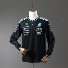 Mercedes-AMG F1 adidas 2025 Authentic Long Sleeve Driver T-shirt