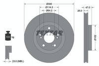 2X Bremsscheibe Vorderachse FüR Honda Civic VII Hatchback Integra Coupe