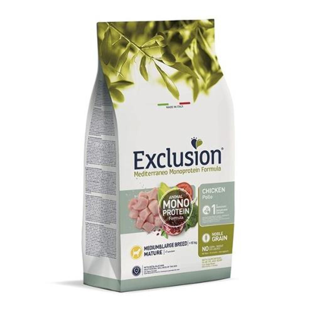 EXCLUSION NOBLE GRAIN SMALL BREED MATURE CON POLLO 2 KG