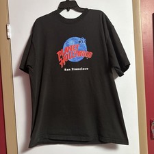 Vintage Planet Hollywood San Francisco T Shirt 1991 Made In USA Black Size XL