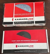 Kamado Joe - Classic Joe Soapstone Cooking Cast Iron Surface Grill Accessories